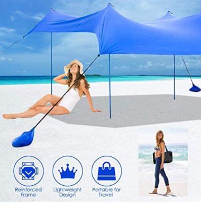 China Diagonal Bracing Type Canopy Beach Canopy 3*3 Shade Camping Portable Outdoor Fishing Tent for sale