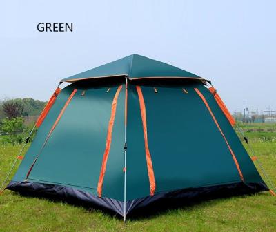 China Camouflage/Field Game Outdoor Auto Quick Opening Portable Hexagonal Large Space Rain - Proof Canopy Outdoor Camping Tent for sale