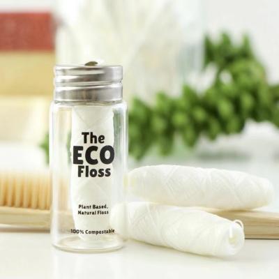 China Hot Selling PLA Eco Corn Dental Floss Spool With Candelilla Wax for sale