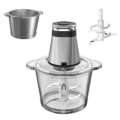 China Pure Copper Motor vegetable onion chopper mincer cutter dicer food processor electric garlic chopper for sale