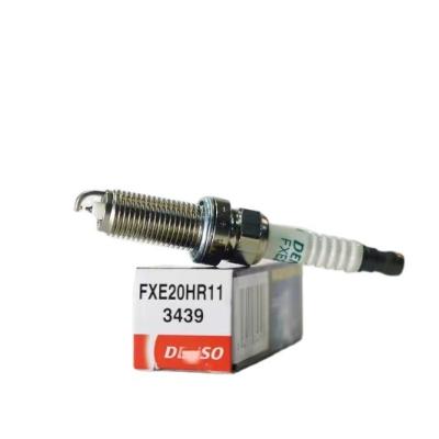 China Auto Parts Original Auto Parts Genuine Car Iridium Spark Plugs Dual FXE20HR11 3439 For Nissan DENSOs Spark Plug for sale