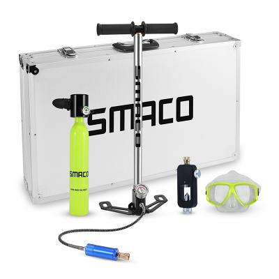 China SMACO Oxygen Equipment Cylinder Diving Water Sports For Swimming Outdoor Entertainment Mini Scuba Tank Snorkel Set Cylinders for sale