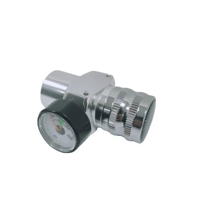 China Carbon Dioxide Pressure Reducing Valve with 1500 PSI Pressure Relief Gauge CO2 valve-52 for sale