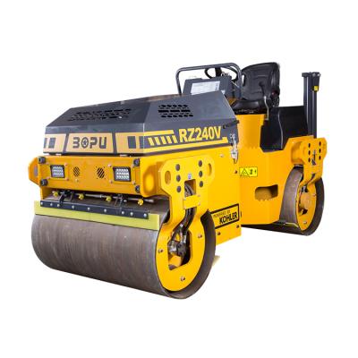 China 3600kg Hydraulic Cool Water Motor Double Tire Engine Drum Vibratory Road Mini Road Rollers Lathe-on Machine Mini Road Rollers Compactor for sale