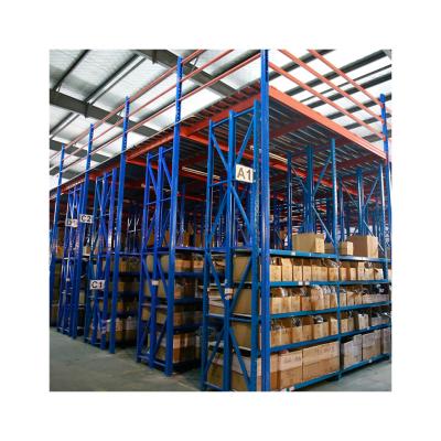 China Various Corrosion Protection Factory Manufacture Warehouse Steel Mezzanine Racking System With Logo for sale