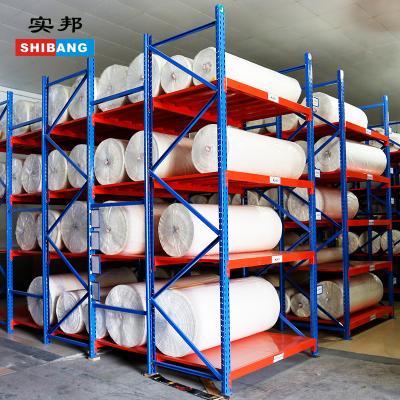 China Custom large scale shibang corrosion protection fabric volume warehouse storage custom shelves for sale