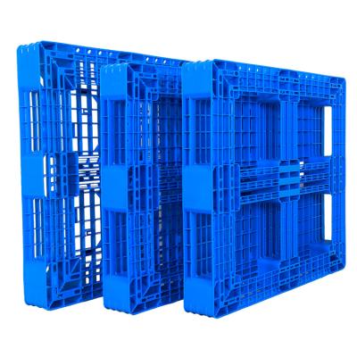 China Eco-friendly Pallet High Quality Cheap Goods Using Warehouse Goods Storage Tray Forklift Trolley Plastic Pallet for sale