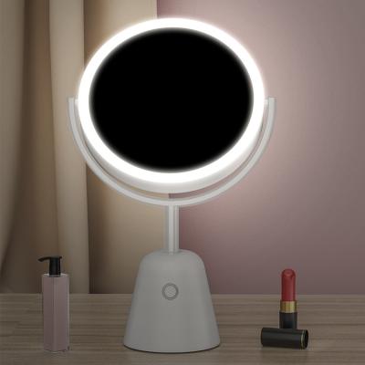 China Beautiful M12 Self Lighted Cut Mirrorcut Screen 360 Touch Makeup Mirror With Led Light for sale