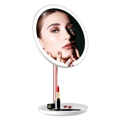 China Upgraded Compact Lighted Version M5 2021 Makeup Cosmetic Mirror With Led Lights for sale