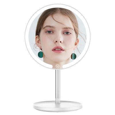 China M17 Bling Lighted Makeup Desk Free Standing Adjustable Mirror With Led Lighted for sale