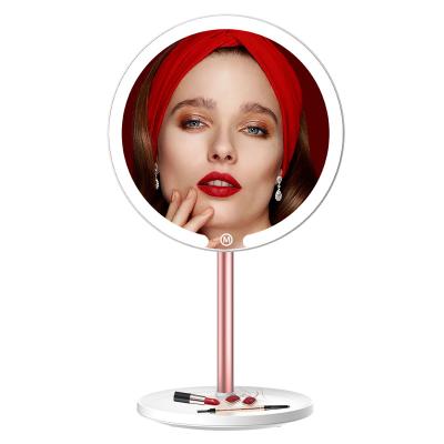 China M5 Aliexpress Top Lighted Sale Smart Stand Up Type C Table Led Mirror Makeup for sale