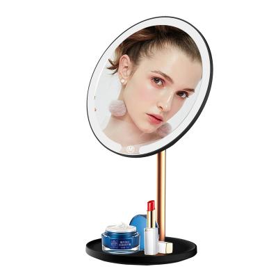 China M5 Aliexpress Top Lighted Sale Smart Stand Up Type C Table Led Mirror Makeup for sale