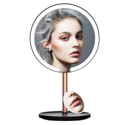 China M5 Aliexpress Top Lighted Sale Smart Stand Up Type C Table Led Mirror Makeup for sale