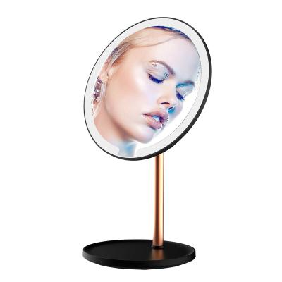 China M5 Round Shape Lighted Dimmer Switch Aluminating Beauty Led Mirror Lights Makeup for sale