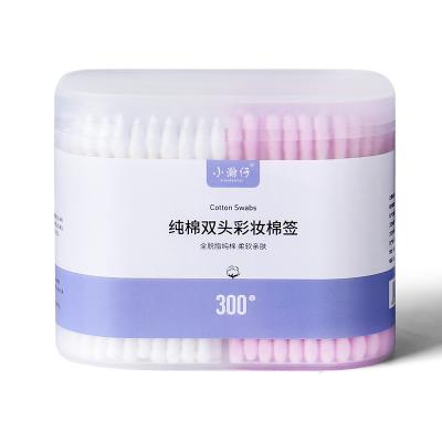 China Adult use New Design Disposable Ear Cleaning Makeup Cotton Swabs Bamboo Paper Stick Cotton Buds for sale