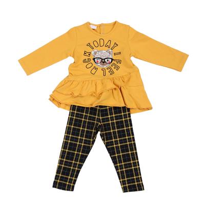 China Perfect Quality Causual Baby Clothes Fashionable Cute Fleece Kids High Quality 100% Cotton for sale