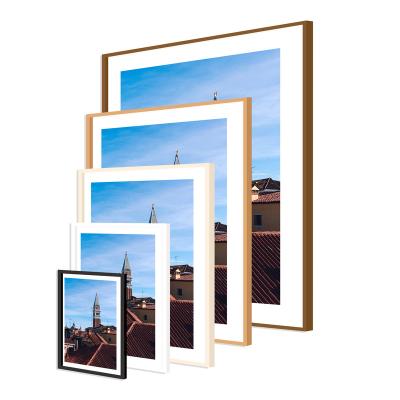 China Eco-Freindly Customized Cheap A1, A2, A3, A4, A5,4x6,5X7,6X8,8x10,11x14,12x16,12x18,16x20 Black Poster Picture Wooden Photo Frame ,18x24,24x36 for sale