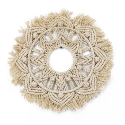 China Macrame Rope Craft Wall Art Macrame Wall Hanging Home Decor Weaving Accessories for sale