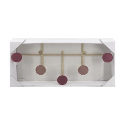 China Modern Metal Hooks With Velvet Wall Shelf for sale