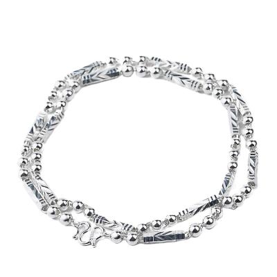 China New Basic Chain 925 Sterling Silver Chain Design For Men, Italy Hip Hop Ball Sterling Silver Chains for sale