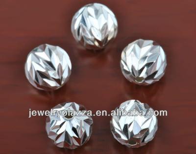 China 925 Sterling Silver Jewelry Beads , 925 Jewelry Fit Round Bead YPJ010 8*8mm for sale