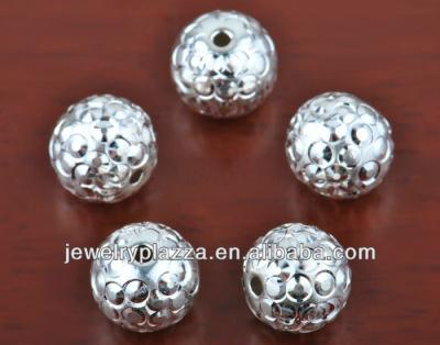 China 925 Sterling Silver Jewelry Beads , 925 Jewelry Fit Round Bead YPJ007 8*8mm for sale