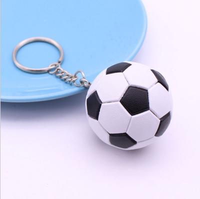 China Wholesale Metal 3D Mini Football Keychain Pendant Customized Key chain logo from 3D mini football manufacturer for sale