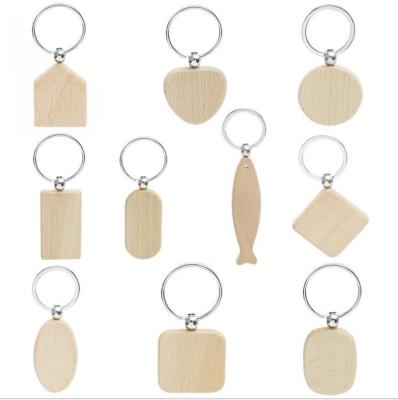 China Custom Wooden Heart Design Heart Shape Key Chain Key Chain Nice High Quality Cheap Handmade Shape Wooden for sale