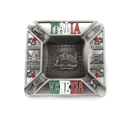 China Wholesale Custom Portogallo Logo Tourist Venezia Souvenir Ashtray Magnet Souvenir Metal Fridge Magnet Promotion Gift Magnet for sale