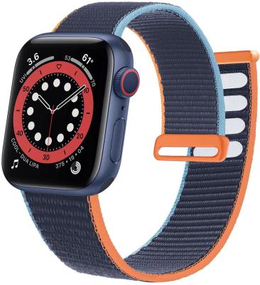 China New Apple Watch Apple Watch Nylon Buckle Applicable Strap iwatch7 Buckle Nylon Watch Band for sale