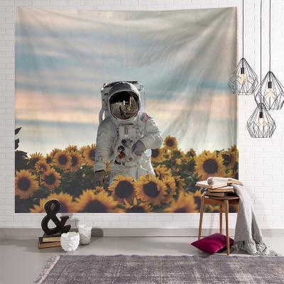 China Simple Astronaut Wall Hanging Tapestry Outer Space Home Decor Tapestry For Living Room for sale