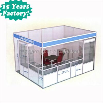 China Exhibition Jewelry Expo Trade Show Display Booth With Glass Kiosk Showcase Rack for sale