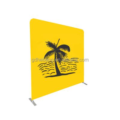 China Portable Pop Up Banner Display Booth Stand Adverstising Exhibition Fair Wall Banner HB-P01 for sale