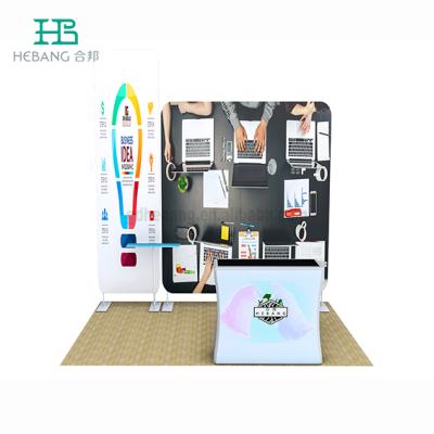 China Easy Installation Fabric Background Backdrop Display Stand For Trade Show Booth Exhibit Display HB-P07 for sale