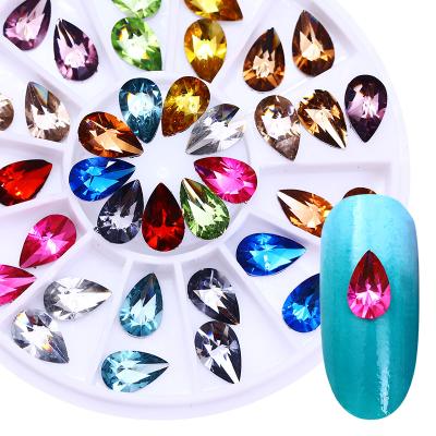 China Christmas Trend of Flatback Nails Art Rhinestones Nail Decoration Diamond Rhinestones Press on Nails Diynails Crystals Rhinestones for sale