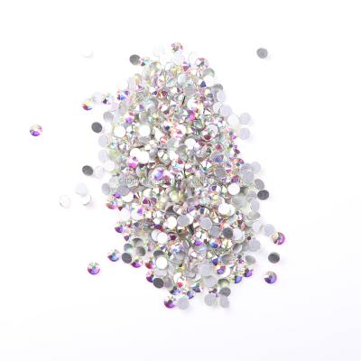 China High Quality Hot Fix Flatback Flat Back Transparent Volume Jelly Ab Resin Rhinestones for sale