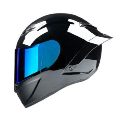 China ABS Plastic + New Full Face Factory Wholesale 2021 EPS Foam Mens Super Cool Custom Motorcycle Helmet Fit Accessories With 