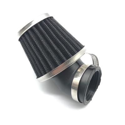 China Stainless Aluminum Motorcycle K N Air Filter High Efficiency Performance Jinlun 125 70cc GY6 Engine Cleaner Cover 13*8*7.5cm for sale