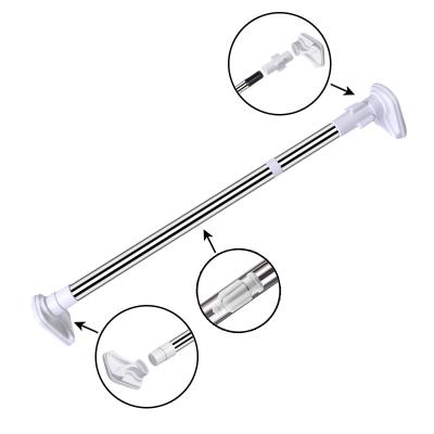 China Sustainable Wholesale High Quality Industrial Shower Curtain Rod Curtain Poles Rods Holder for sale