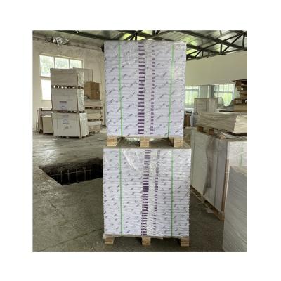 China Factory Wholesale Custom Size Wood Pulp White Coated Art Paper Luster Moisture Proof for sale