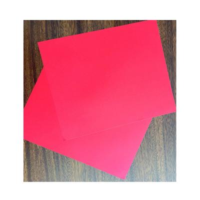 China Low Curl Price Recycled Materials 110G-170G Red Paper Card Boards For Making Invitation Cards for sale