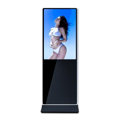 China Indoor Floor Standing 43 49 55 Inch Indoor Advertising Displays Touch Screens LCD Digital Interactive Advertising Machine for sale