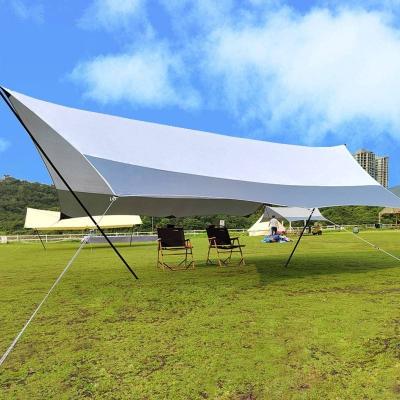 China Extended Type Waterproof Extended Type 20 People Tuye Outdoor Tents Camp Car Tarp Camping Tarp Tent for sale