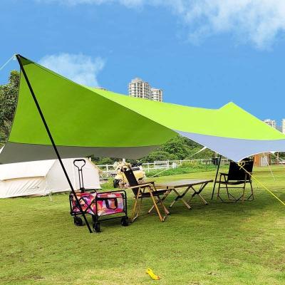 China New Design Sun Proof High Quality Extended Type 5+ Person Tent Camping Tarp Sun Shelter Camping Tarp for sale