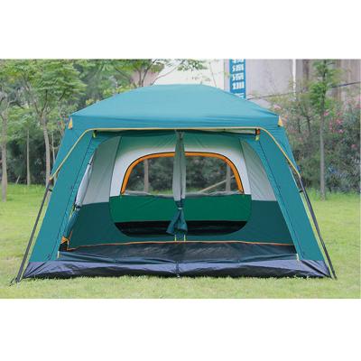 China Water Proof Manufacturers Double-Laye 8-0 People Family Tent Direct Space Two Rooms Large One Hall Outdoor Camping Tent for sale