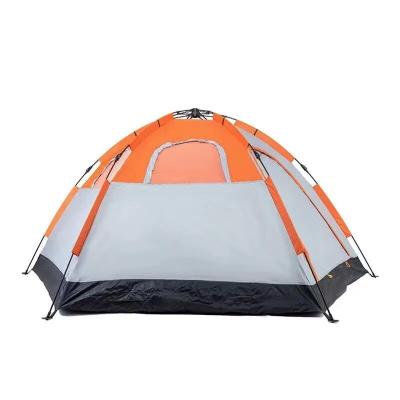 China Diamond Ground Nail Outdoor Large Hexagonal Hexagonal Automatic Free Fast Open Tent Building Camping Waterproof Portable Tent 5-8 Persons Large for sale