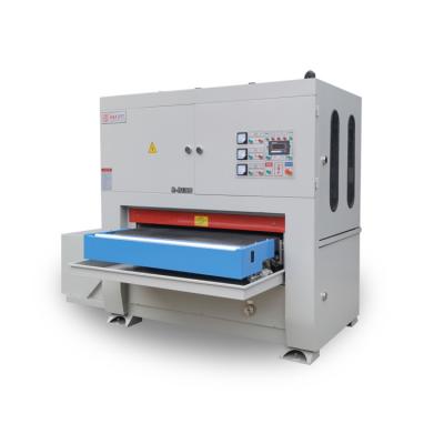 China Automatic Metal Brush Belt Polishing Steel Polishing Machine With Dust Collector for sale