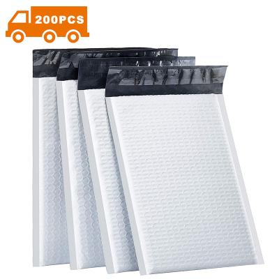 China jewelry & Watch & Eyewear [Free Shipping] 200 PCS White Co-extruded Mailer Bubble Envelopes Poly Mailing Express Packaging Bags Bubble Mailers for sale