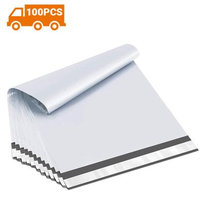 China shoes & 1000 PCS Amazon Stock White Apparel Mailer [Free Shipping] Envelopes Poly Shipping Mailing Messenger Plastic Bags For Clothing for sale