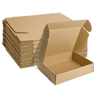 China [Instock 100pcs] 300*215*50mm Handmade Wholesale Gift Packaging Announcement Paper Cardboard Boxes For Tissue Shipping for sale